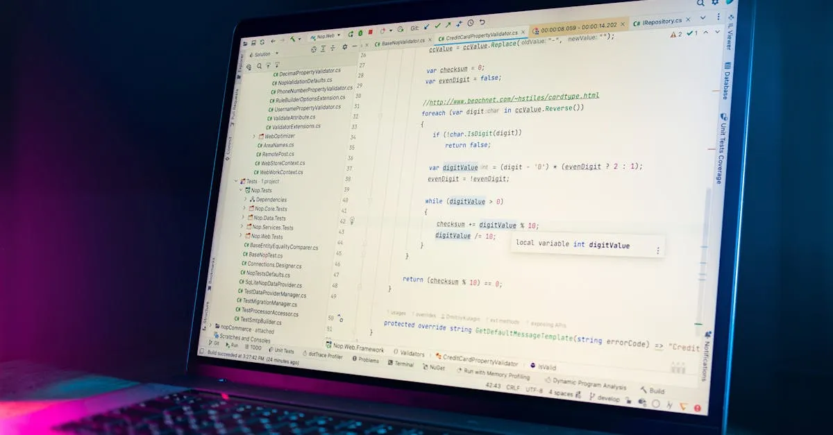 A developer editing CSS code on a laptop screen in a dark code editor