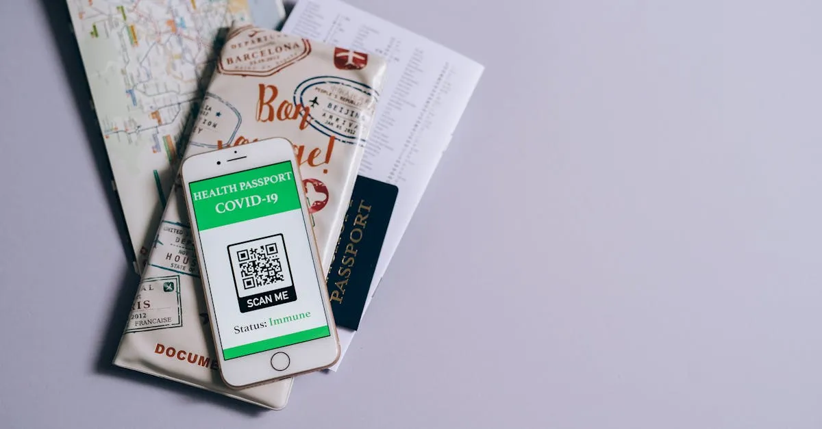Smartphone scanning a QR code — mobile link sharing and generation
