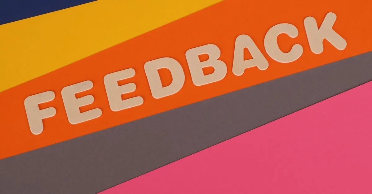Colorful overlapping word collage representing a text-based word cloud visualization